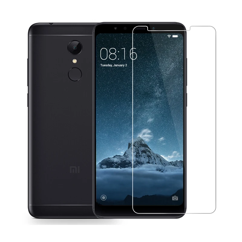 

2PCS For Xiaomi Redmi 5 5.7 inch Tempered Glass For Xiaomi Redmi 5 Plus 5.99 inch Screen Protector Toughened protective film