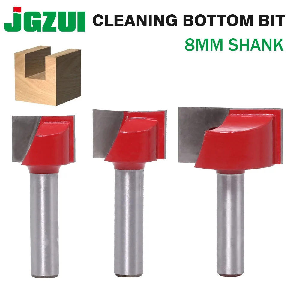 1pc 8mm Cleaning bottom Engraving Bit solid carbide router bit Woodworking Tools CNC milling cutter endmill for wood|Milling Cutter| - AliExpress
