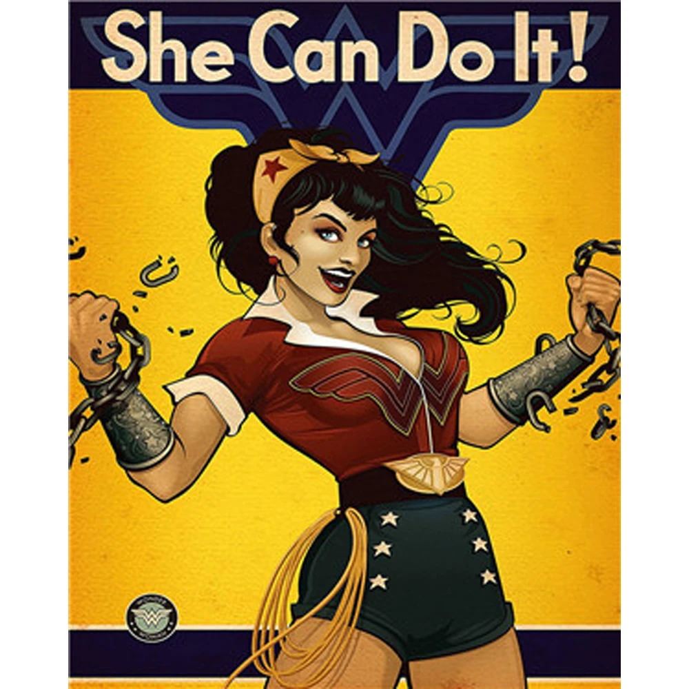 Металлическая табличка с надписью She can do it настенное украшение Жестяная Табличка