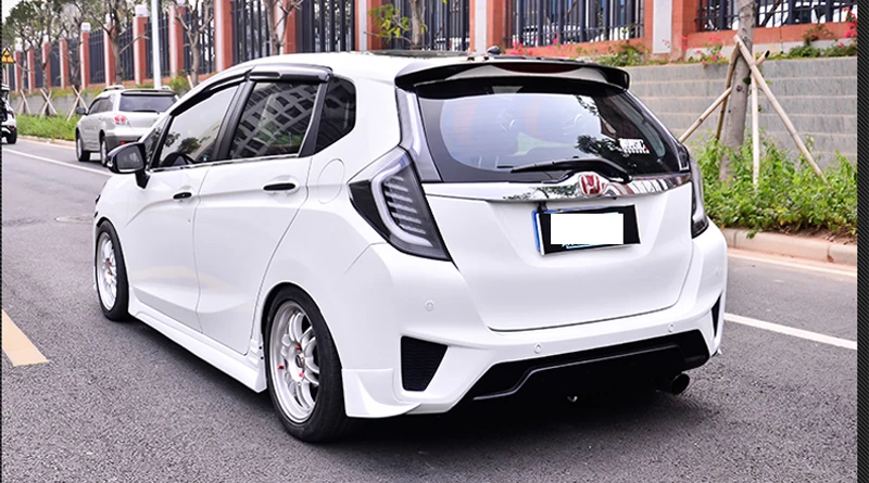 Задний спойлер для Honda GK5 Fit / Jazz 2014 2015 2016 2017 высококачественный задний из АБС