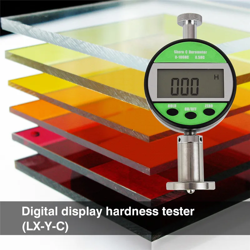 Digital Shore Hardness Tester Durometer 0-100HC LCD Shore CD Penetrometer Sclerometer For Plastic Leather Rubber Multi-resin (1)