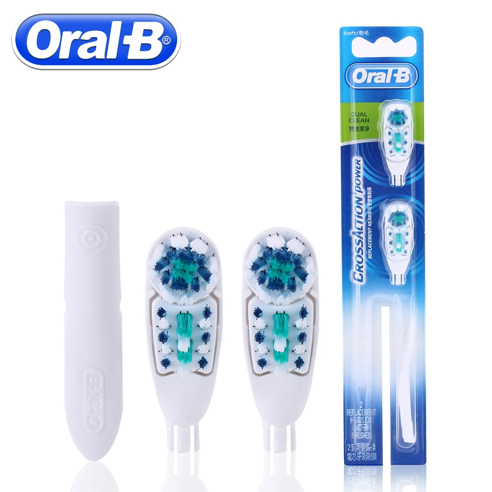 6 шт./3 упаковки Oral B головки для ультразвуковой зубной щетки двойная чистая мягкая