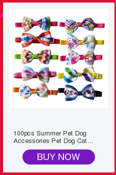 50 шт., собачий галстук-бабочка для домашних питомцев, шифон, цветы, собачий галстук, регулируемый ошейник, аксессуары для собак, товары для ухода за маленькими собаками