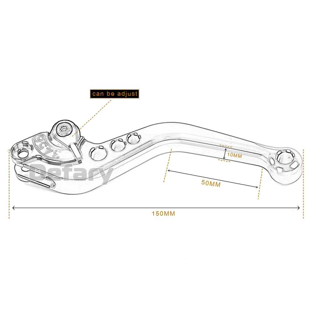 Motorcycle Brakes Clutch lever For Honda GROM 2014-2016) (1)