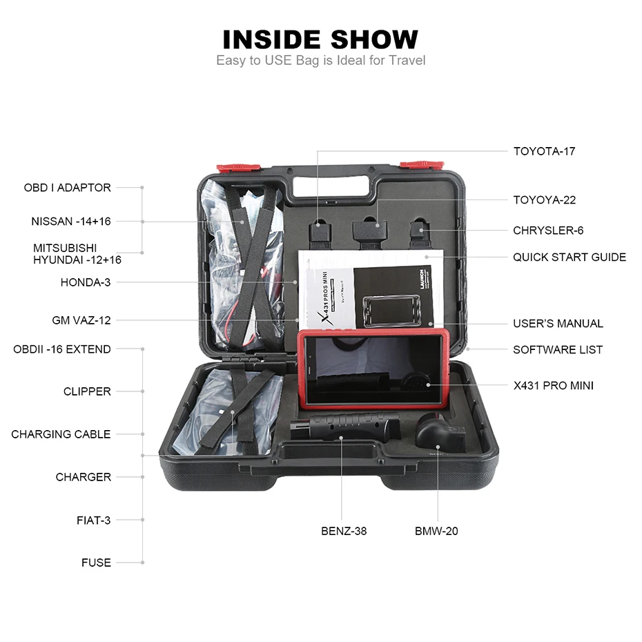 LAUNCH X431 Pros Мини автоматический диагностический инструмент Автомобильный сканер OBD2 Bluetooth wifi профессиональный автомобильный сканирующий Инструмент X431 Pro Mini