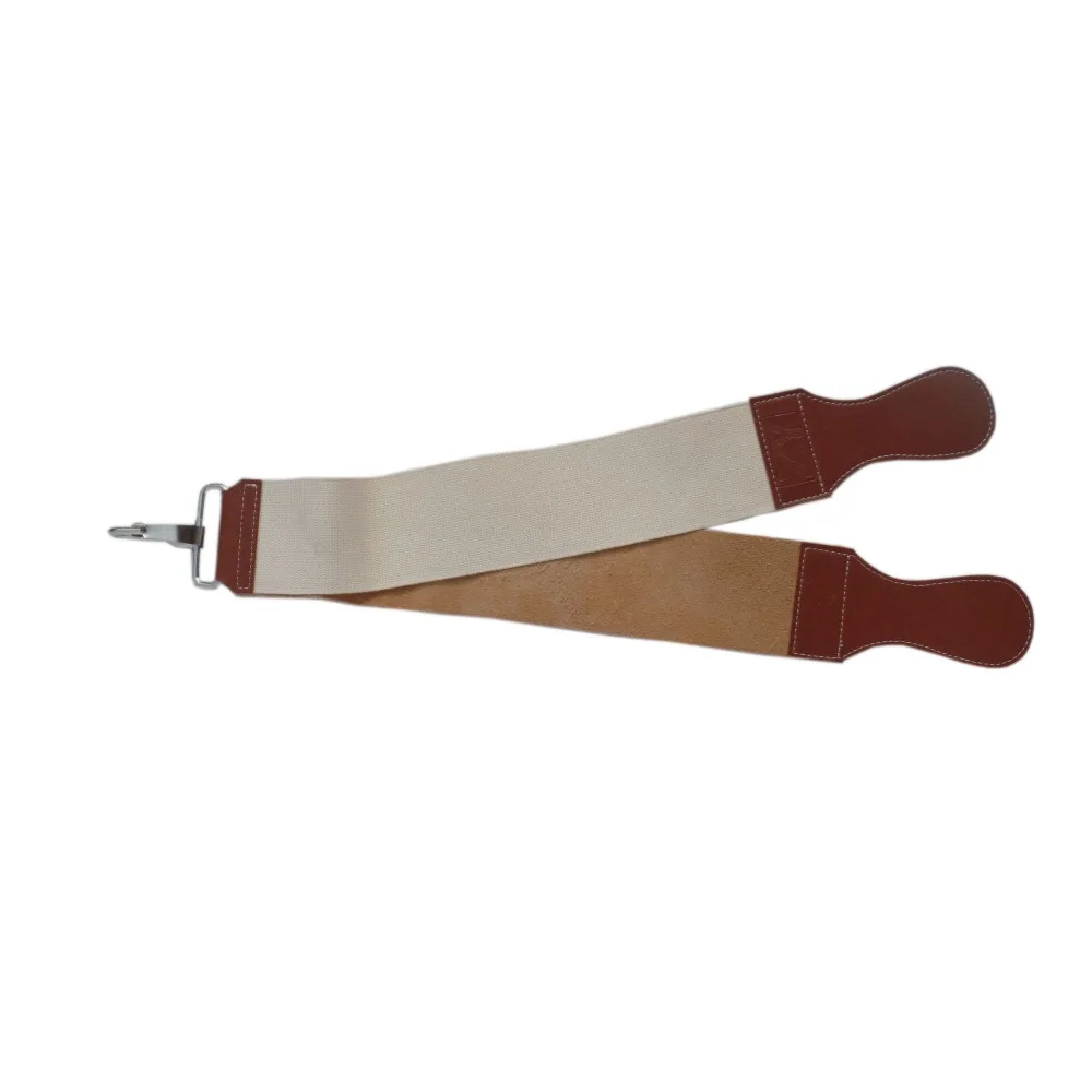 New Two Side Leather Shaving Strop for Straight Razor Folding Knife