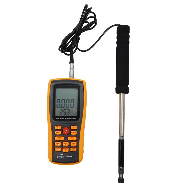 

GM8903 Digital Anemometer Wind Speed Meter Anemometer Wind Speed GaugeTemperature Measure USB Interface