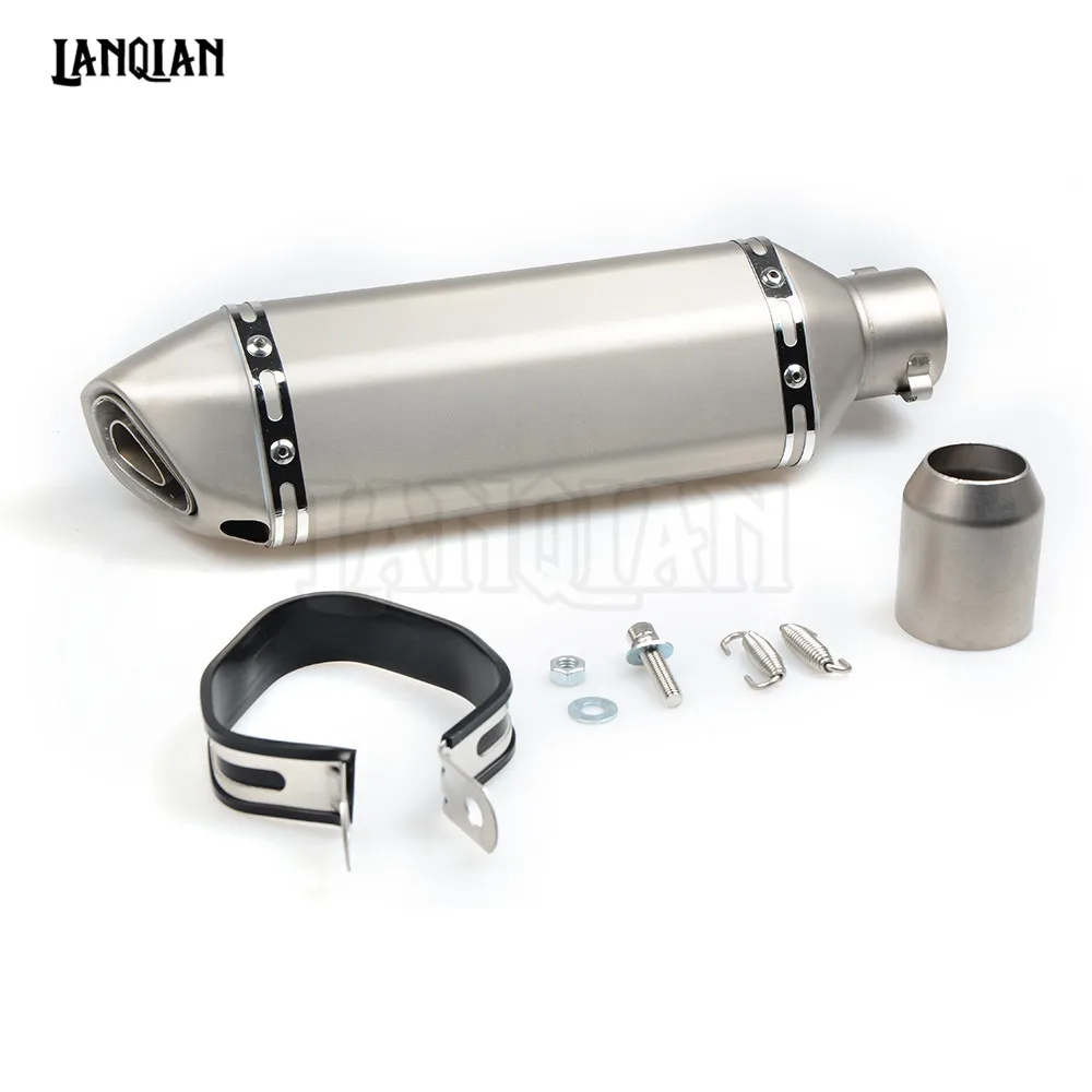 51 MM Universal de Escape de la motocicleta escapar modificado mufla tubo de Escape para KAWASAKI KLX125 KLX125L KLX250S KLX300 KLX250 KDX220
