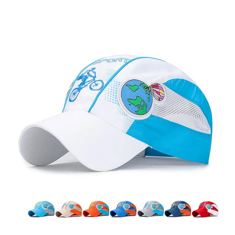 

Children Snapback Hat Baby Sun Hats Baseball Cap Summer Quick-drying Cap Toddler Kids Baby Boys Girls Hip Hop Hat Caps Enfant