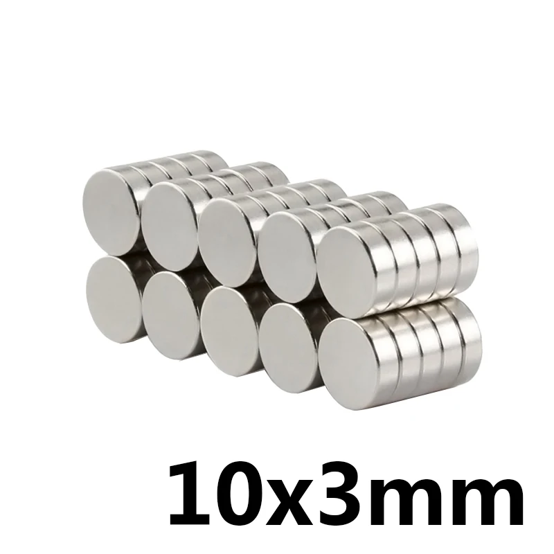 20 шт. неодимовые 10x3 мм Редкоземельные неодимовые магниты 10*3 мм супер сильные магниты 10 мм x 3 мм N35 магнитные