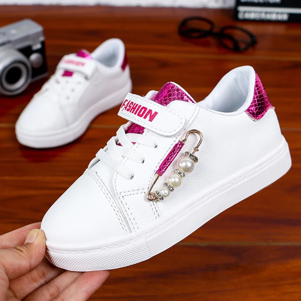 

Children Infant Kids Baby Girls Scale Pearl Single Flat Princess Sport Shoes sapato infantil cocuk ayakkabi kinder schoenen 2019