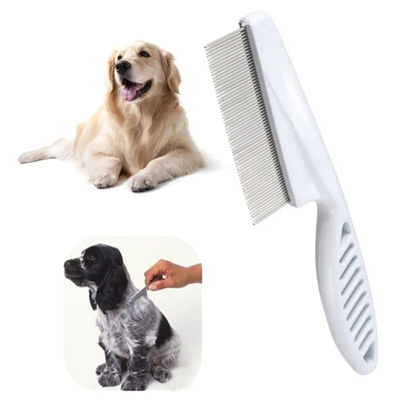 

Pet Grooming Tool Flea Removal Comb Stainless Steel Pin Pet Hair Lice Comb Fleas Combs For Dogs and Cats Pets Universal Remover