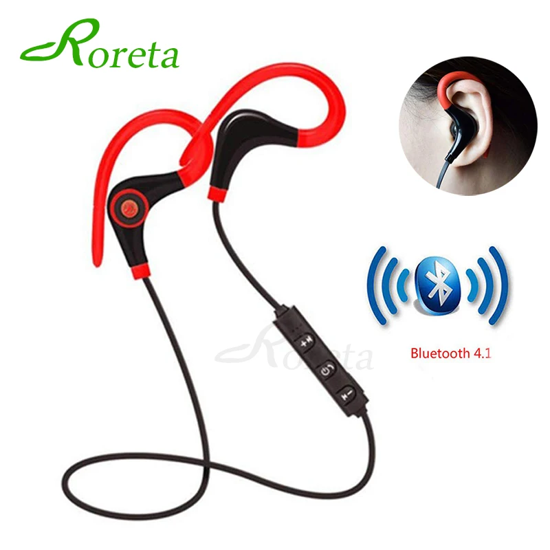 Roreta BT7 Mini Wireless Bluetooth Earphone Handsfree Call Stereo Headset With Mic Ear-hook Sports Earphones For iPhone XR