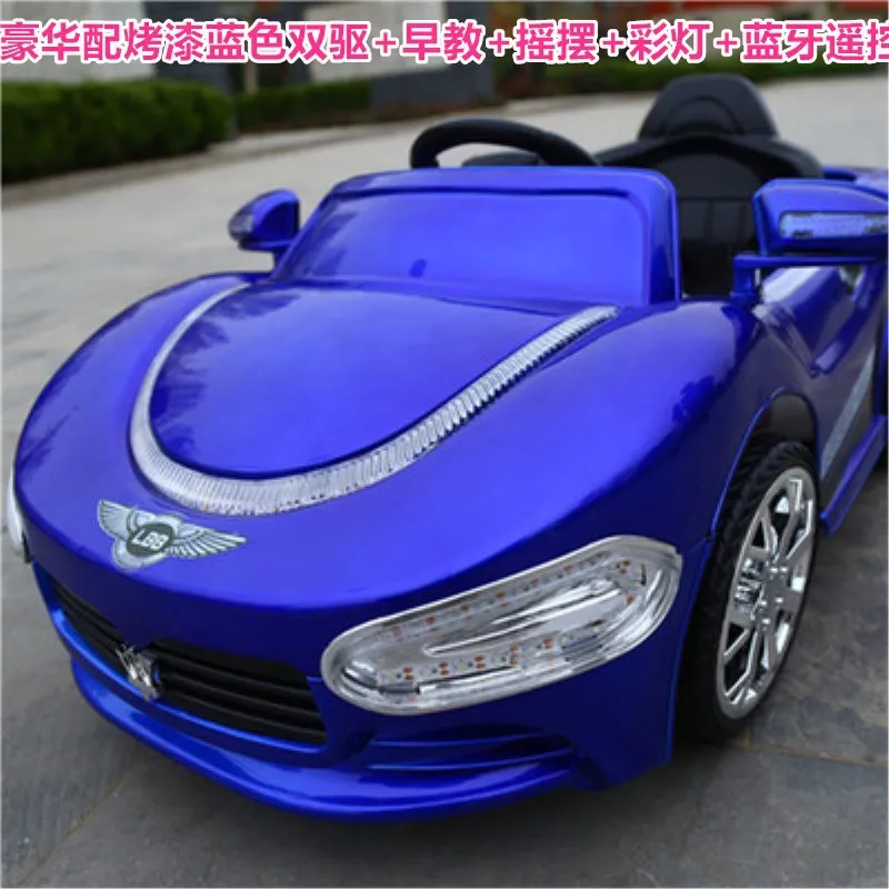 Детский Электрический автомобиль с дистанционным управлением, четырехколесный двухприводный детский игрушечный автомобиль с Bluetooth и радиоуправлением, детские автомобильные игрушки - Цвет: 304bl