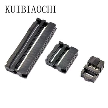 10 комплектов 2,54 мм соединитель прямой IDC Box коннектор 2,54 мм Pitch Box коннектор Женский коннектор