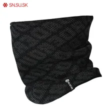 Зимний Открытый Спорт Мужчины Двухэтажные Полярное руно Ветрозащитный лыжный шарф петли велосипеда Мужской Теплая Шея