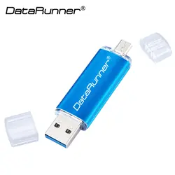 DataRunner OTG Usb флешка высокая скорость ручка привода для смартфона Usb Stick 3,0 флешки 32 Гб 64 Гб 128 ГБ 256 ГБ Usb Memory Stick