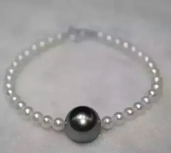 

single strand 8-12mm south sea multicolor pearl bracelet 7.5-8inch