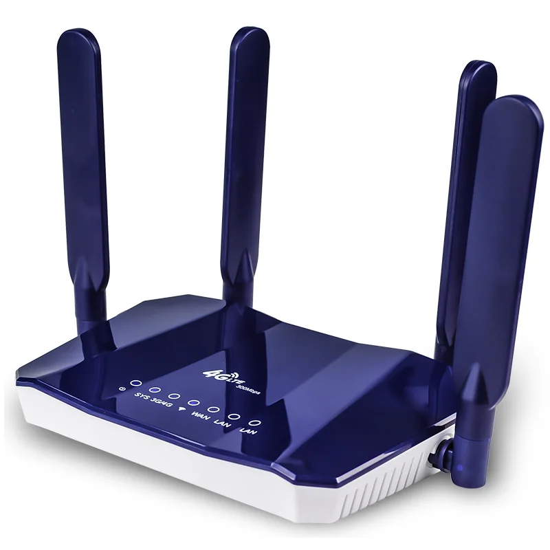 Беспроводные Wi Fi роутеры 300 Мбит/с Внутренний LTE роутер 4 антенны полный диапазон