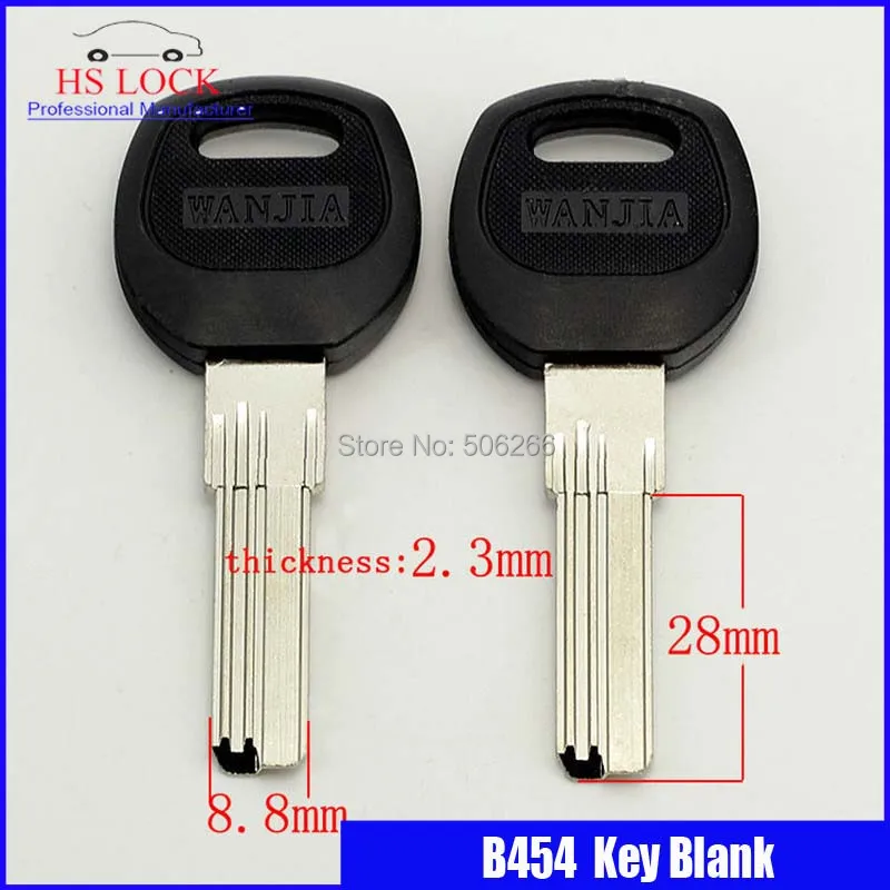 B454 House Home Door Key Blanks Locksmith Supplies Blank Keys