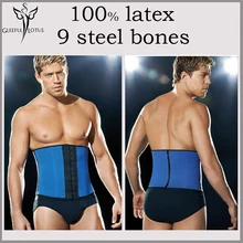 Для Похудения body shaper Нижнее белье Мужчины латекс корсет резиновые бюстье fajas Платье-футляр облегающее ремень пикантный мужской купальник мужской форма Одежда