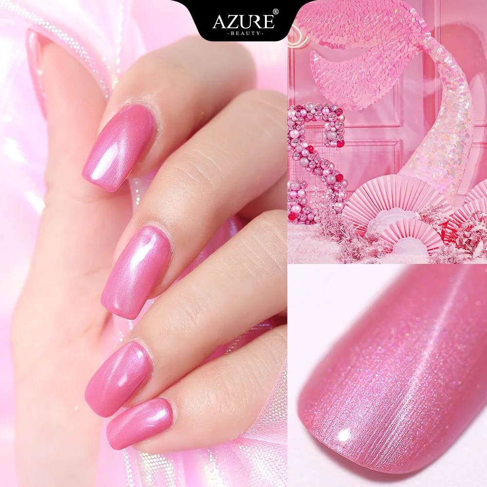 Azure Beauty 6 шт./лот Русалка кошачьи глаза УФ гель для ногтей наборы впитывающий