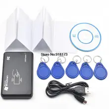 USB 125 кГц RFID считыватель карт Писатель Копир Дубликатор контроллер совместимый EM4305 T5577 и 5 шт. перезаписываемый тег