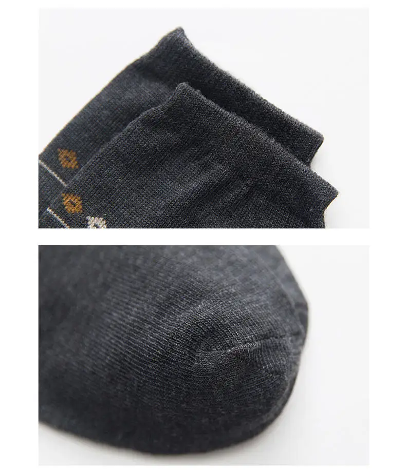 5pairs Lot Men socks Striped Plaid Diamond Solid Socks Men Combed Cotton Calcetines Largos Hombre Breathable Male Socks Business 10