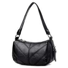 Frauen Aus Echtem Leder Patchwork Sattel Schulter Designer Hochwertige Kleine Schaf Vintage Crossbody Tasche Damen Handtaschen