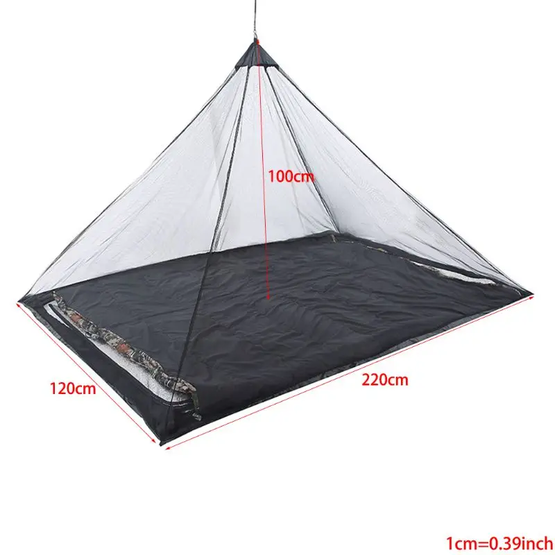 

Mosquito Net, Camping Insect Net with Carrying Bag, Lightweight & Compact Outdoor Bug Netting for Survival, Fits Sleeping Bags,