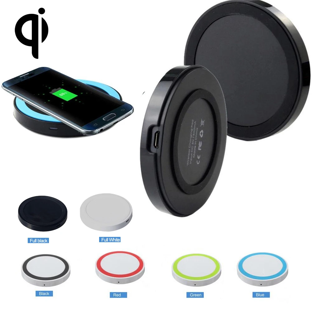 Qi Wireless Charger Mini Charging Pad Adapter For Samsung Galaxy S6 S7