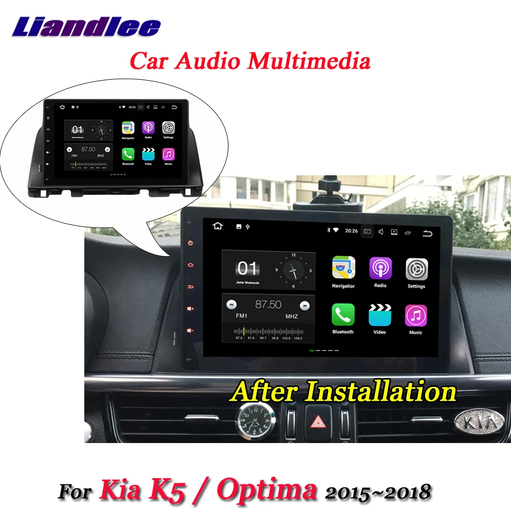 Liandlee Car Android System For Kia Optima K5 2015 2018 Stereo Radio Video Wifi BT GPS