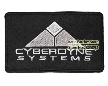 

The Movie Terminator Cyberdyne Systems Badge Embroidered Iron On Patch, Science Fiction Film Jacket DIY Cloth Accessories