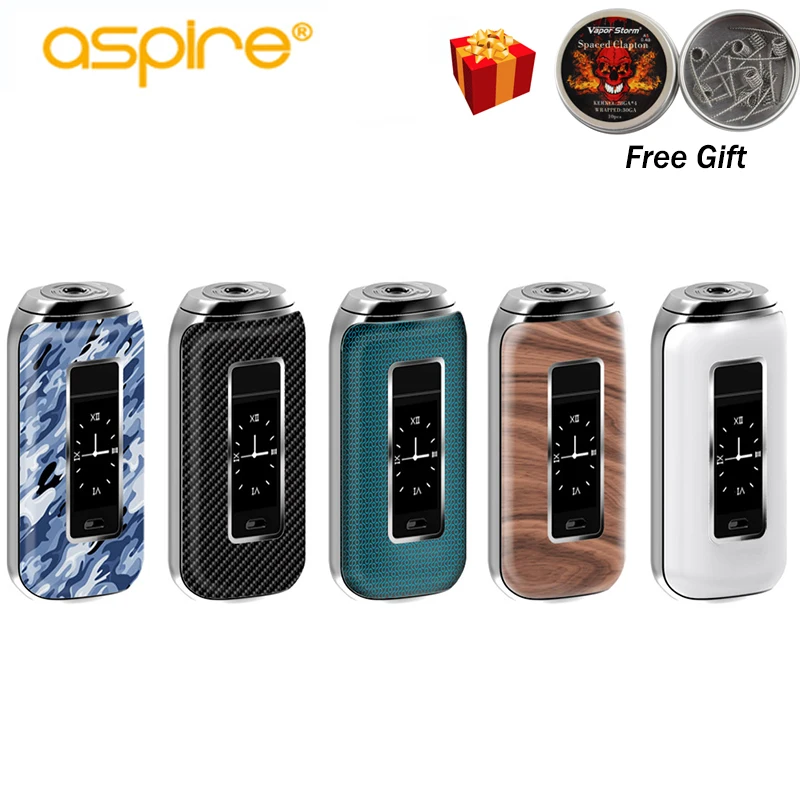  Original Electronic Mod Aspire SkyStar Mod 210w TC Box Mod Big touch screen Support Sub ohm Revvo T
