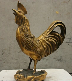

Copper Crafts decoration Fine Buddha Brass Chinese China Folk Culture Handmade Old bronze Brass Statue Zodiac Lucky