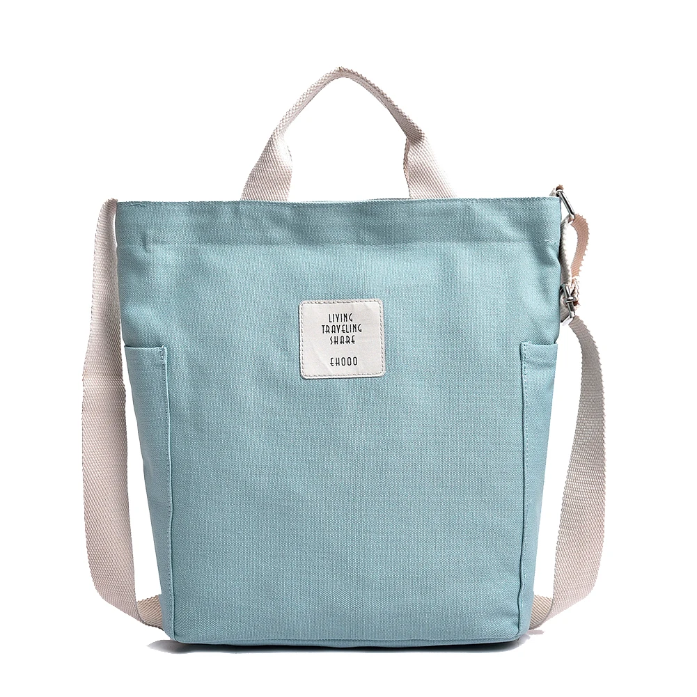 

Women Shopping Bag Tote Girl Canvas Travel Shoulder Bag Ladies School Books Handbag Female Large Capacity Shopper Hand Bags