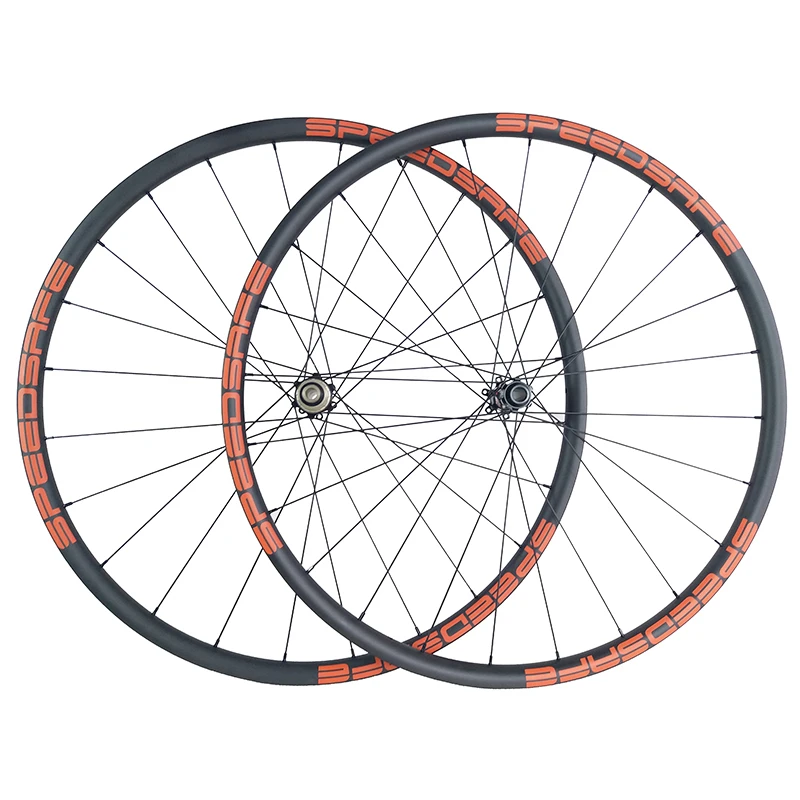 1180 г Супер легкий углерод BOOST wheelset 29er горный или Кроссовый велосипед 30 мм Асимметричная 22 мм Глубокая бескамерная клинчерная покрышка прямые тяговые гоночные гравиевые колеса