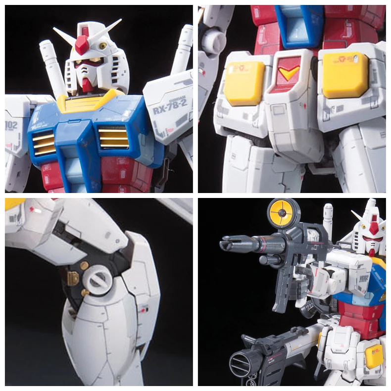 Bandai Gundam RG 1/144 модель RX-78 единорог GUNDAM Freedom Unchained мобильный костюм детские игрушки