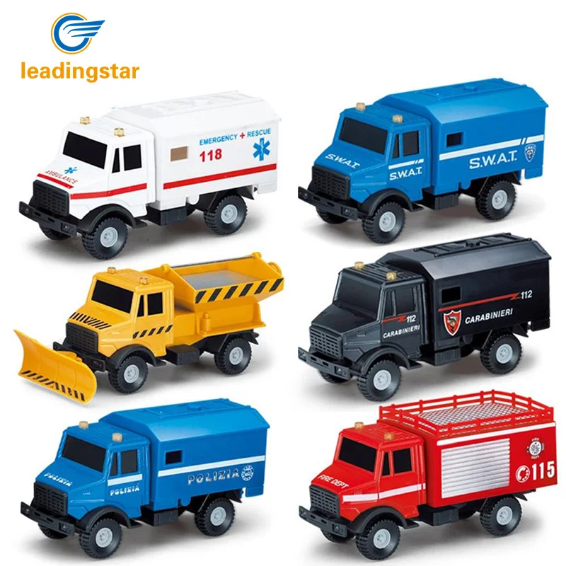 

LeadingStar Children Boys Alloy Transport Vehicle Truck Ambulance Car Model High Simulated Model Toy zk15