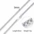 3-6MM Stainless Steel Men Chain Choker Necklace 10