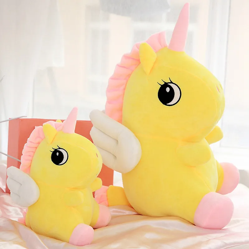 MIAOOWA 1PC 40CM High Quality Kawaii Unicorn Plush Doll Cartoon Unicorn