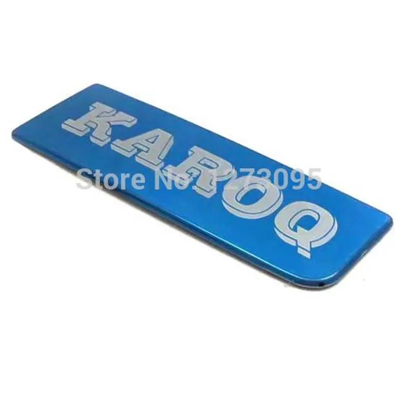 

For Skoda Karoq 2017 2018 Stainless Steel Cab Storage Box Frame Protective Decoration Protector Sticker Car Styling Accessory