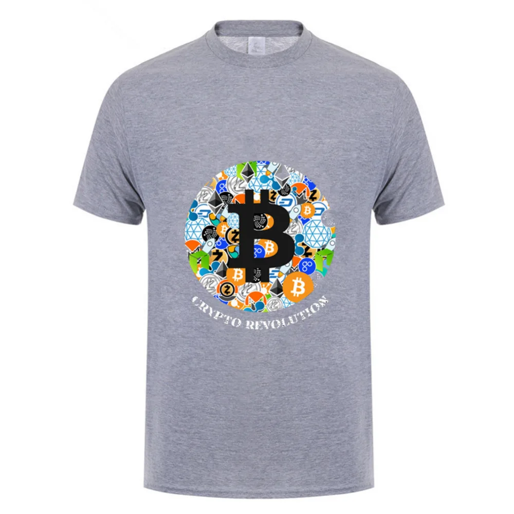 T Shirt Cryptocurrency Bitcoin Litecoin Dash Zcash Ethereum Monero Homme T-shirt Short Sleeve 100% Cotton Men hombre camiseta T Shirt Cryptocurrency Bitcoin Litecoin Dash Zcash Ethereum Monero Homme T-shirt Short Sleeve 100% Cotton Men hombre camiseta