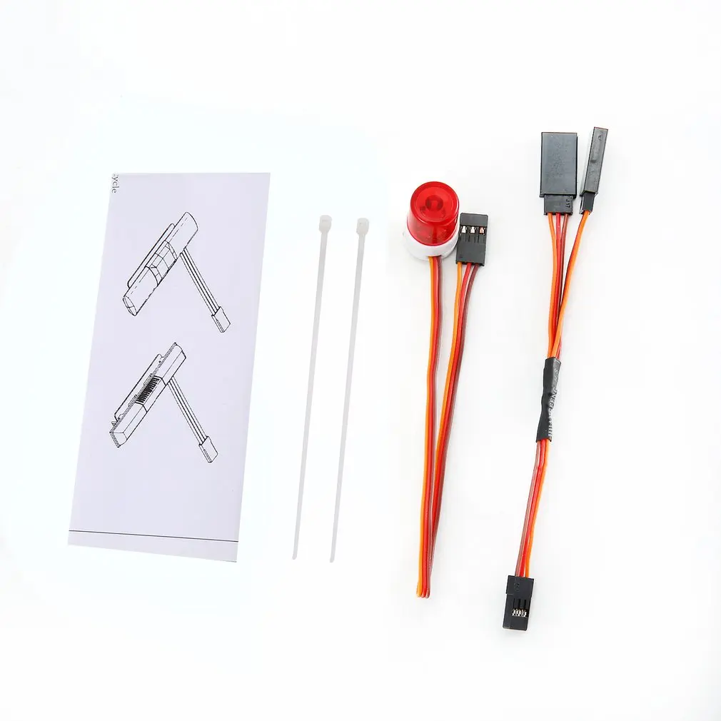 

Brighter 13*18mm LED Light with Strobing-blasting/Flashing/Rotating Function for 1/10 RC Car 1/14 Tamiya Tractor Truck
