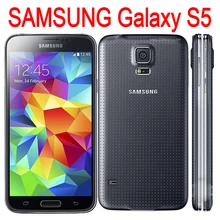 SAMSUNG Galaxy S5 I9600 мобильный телефон разблокированный отремонтированный 3g& 4G 16MP камера gps wifi Android телефон