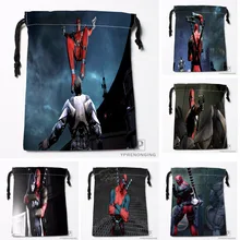 Пользовательские аниме Халк Дэдпул Drawstring Сумки Путешествия хранения мини мешок плавать Пешие прогулки игрушка мешок размер 18x22 см#0412-04-229