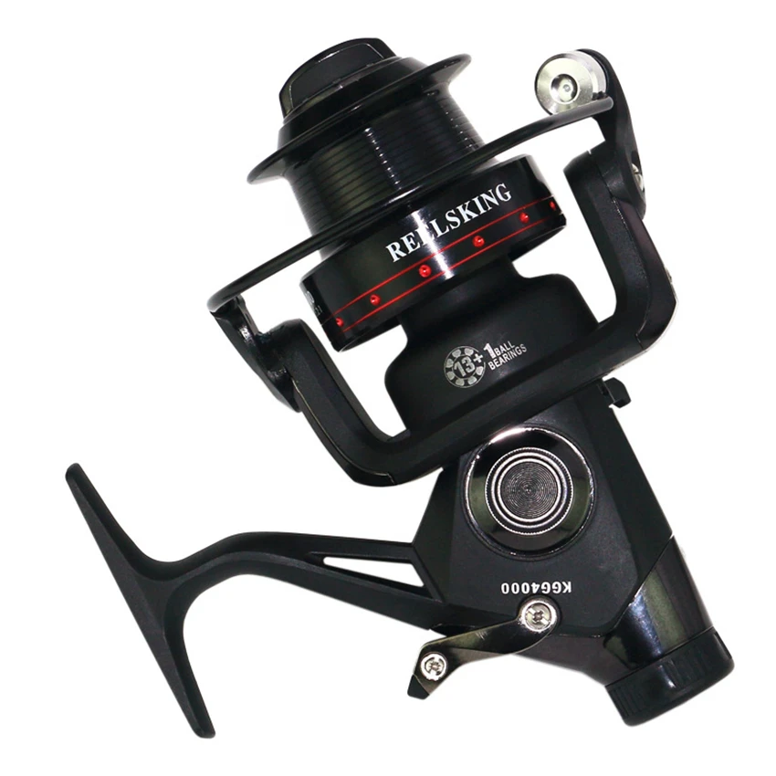 2018 Spinning Reel Wheel Type Boat Fishing Dual Brake CNC Rocker Distant Carp Reels | Спорт и развлечения