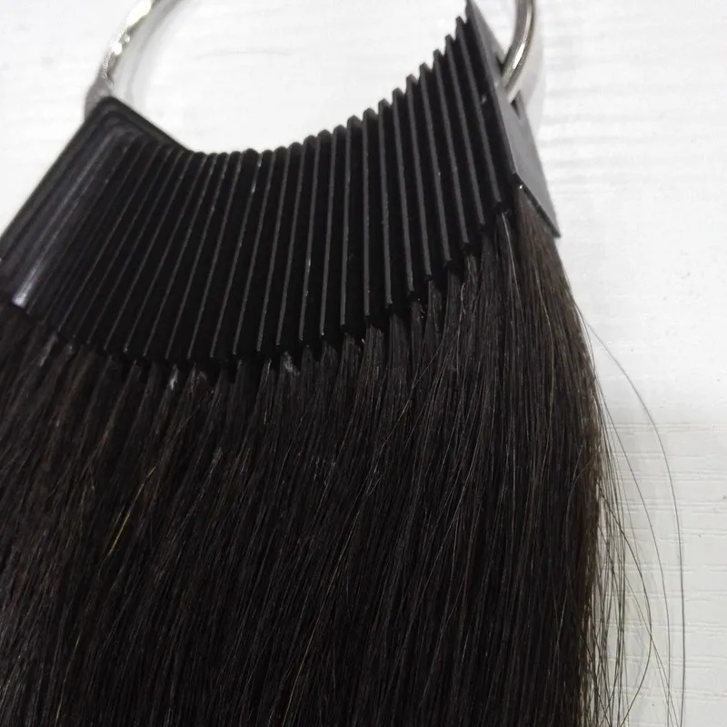 6inch human hair color ring for salon hair color chart light natural black can change any