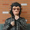 Halloween Mask Animal Mask Latex Gorilla Cosplay Gorilla Masquerade Mask Monkey King Costumes Caps Realistic FestivalParty Masks ► Photo 3/3