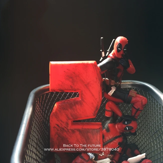 Disney Marvel X-Men 6-8cm Deadpool 2 Action Figure Posture Anime Decoration PVC Collection Figurine Toys model for children gift